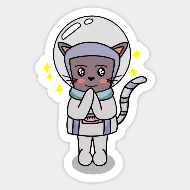 cat Sticker by KDaisy.design